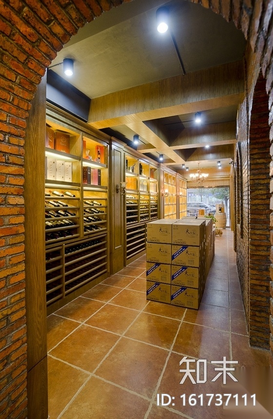 [江苏]私人现代简约风格酒庄室内装修施工图（含实景）cad施工图下载【ID:161737111】