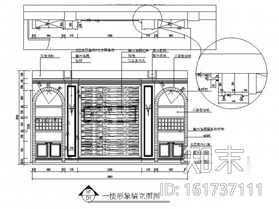 [江苏]私人现代简约风格酒庄室内装修施工图（含实景）cad施工图下载【ID:161737111】