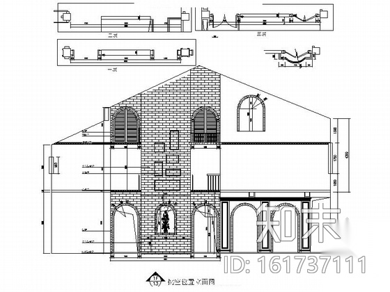 [江苏]私人现代简约风格酒庄室内装修施工图（含实景）cad施工图下载【ID:161737111】