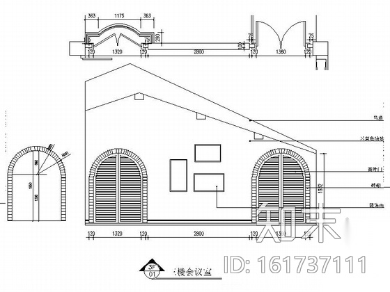 [江苏]私人现代简约风格酒庄室内装修施工图（含实景）cad施工图下载【ID:161737111】