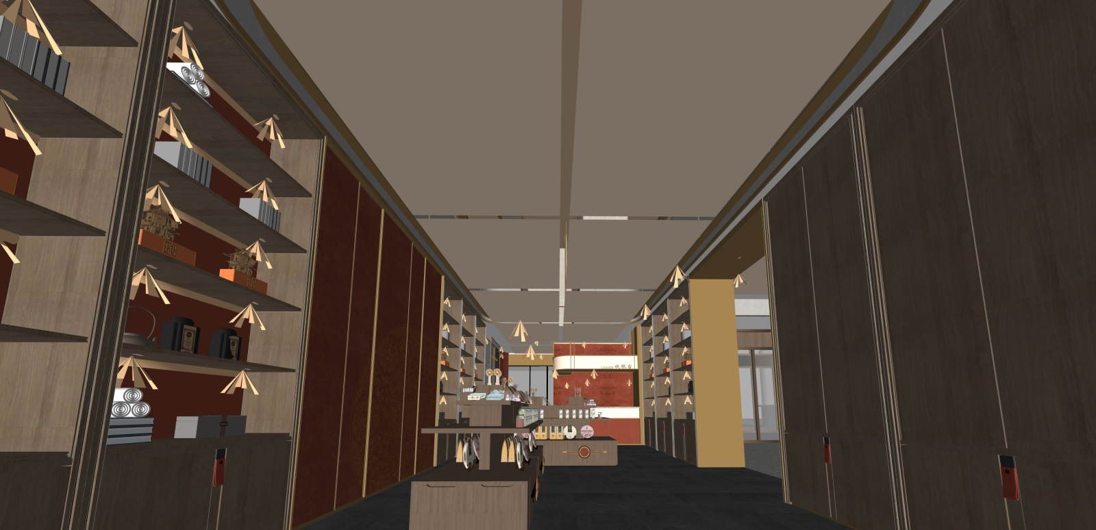 新中式其他店铺SU模型下载【ID:1215994573】