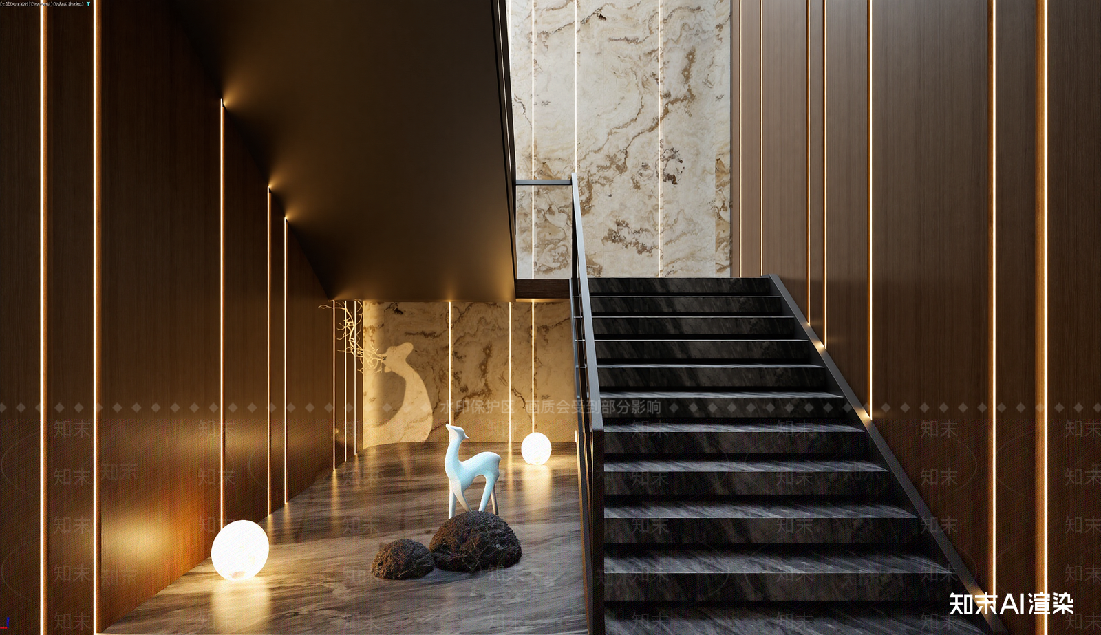 现代玄关3D模型下载【ID:1221593028】