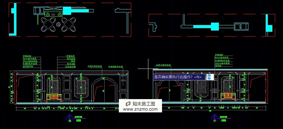 蓝光会所cad施工图下载【ID:76919730】