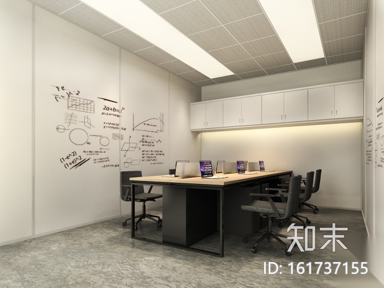 [上海]创客空间办公室丨效果图+施工图CAD&PDF+物料表...cad施工图下载【ID:161737155】