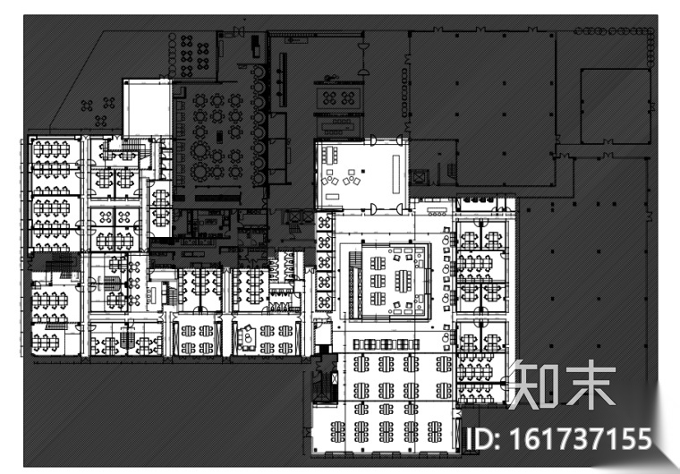 [上海]创客空间办公室丨效果图+施工图CAD&PDF+物料表...cad施工图下载【ID:161737155】
