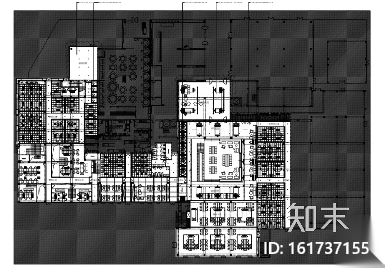 [上海]创客空间办公室丨效果图+施工图CAD&PDF+物料表...cad施工图下载【ID:161737155】