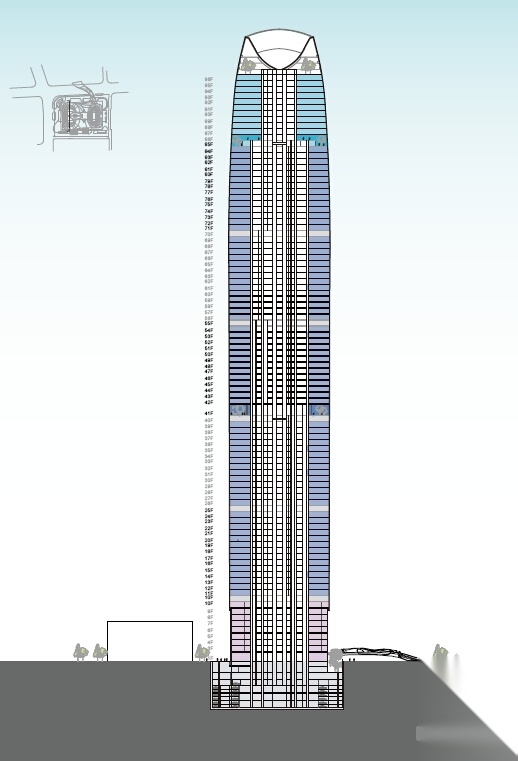 [广西]350米超高层双塔商业综合体设计方案文本（266张...cad施工图下载【ID:166062126】