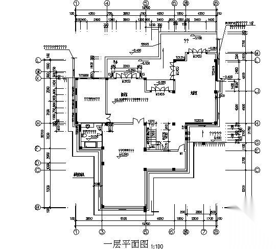 某三层别墅建筑方案图cad施工图下载【ID:149919185】