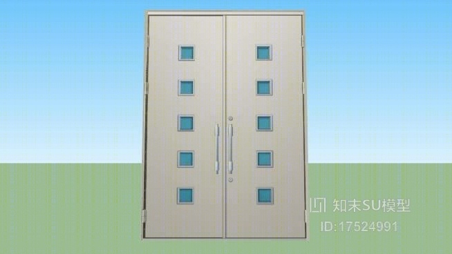 双开门SU模型下载【ID:118164952】
