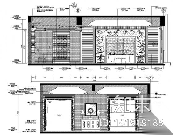 五星酒店豪华总统套房施工图cad施工图下载【ID:161919185】
