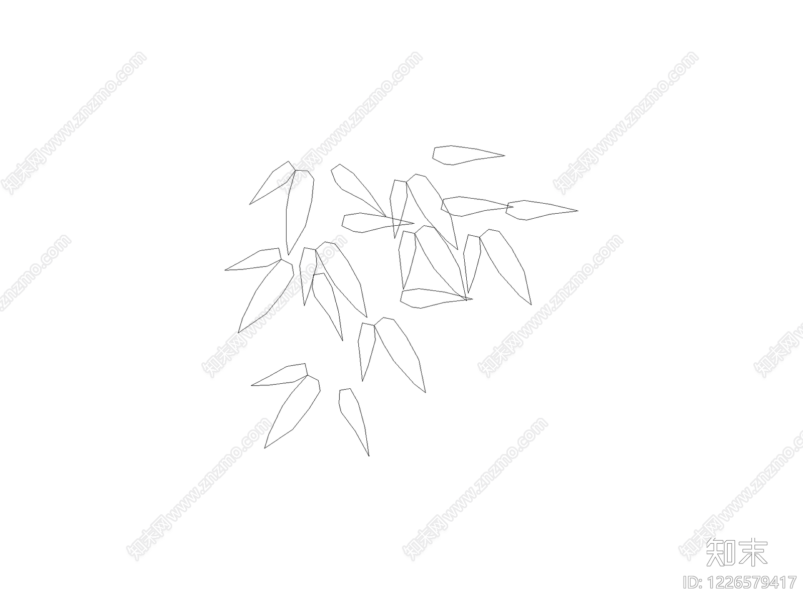 绿植cad施工图下载【ID:1226579417】