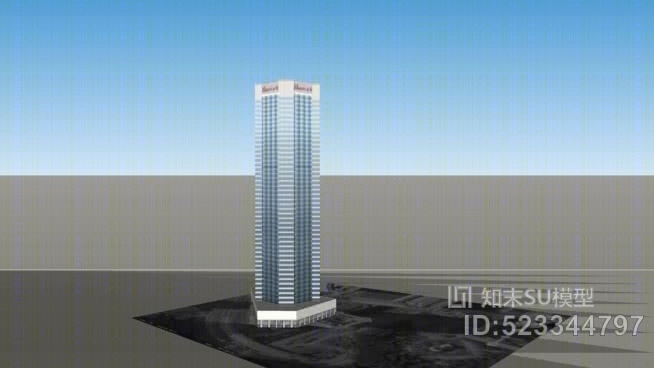 J.W万豪酒店SU模型下载【ID:523344797】