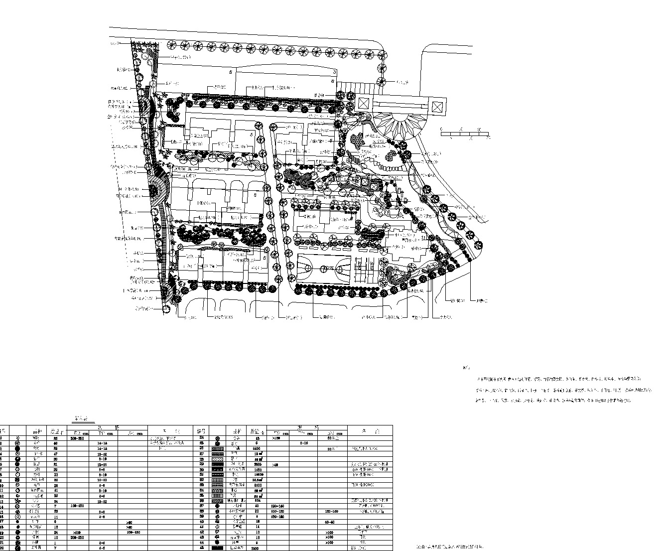 [江苏]江阴市丽都城市花园桃源居居住区景观CAD施工图施工图下载【ID:161078118】