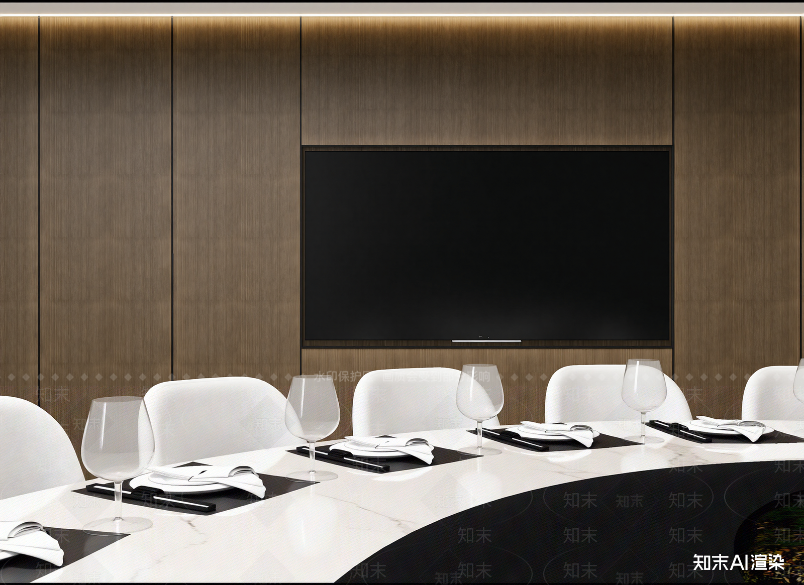 现代包厢3D模型下载【ID:1214355759】