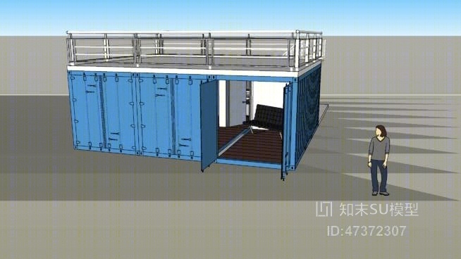 艺术风格建筑SU模型下载【ID:817891409】