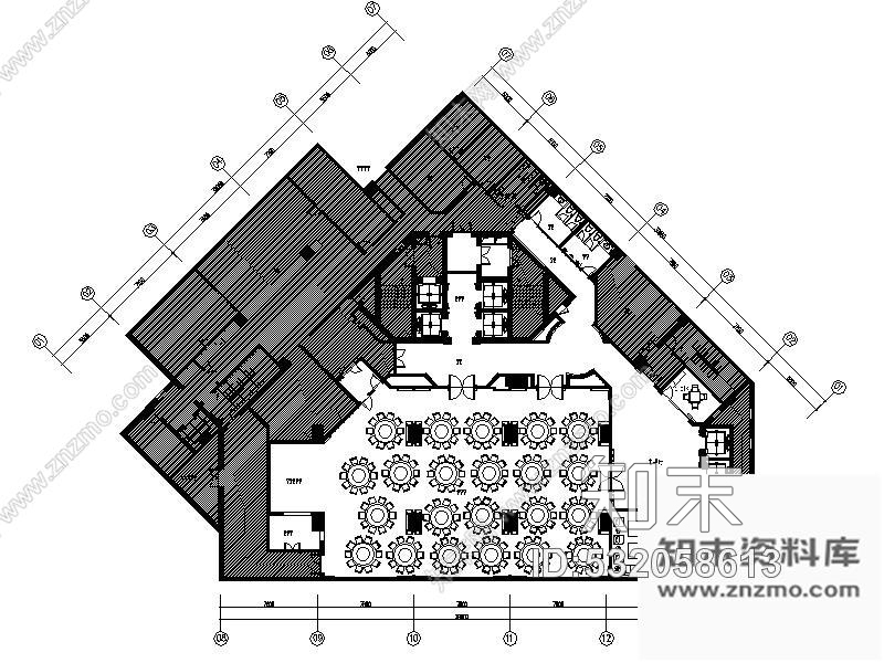 施工图上海某四星级酒店宴会厅设计图cad施工图下载【ID:532058613】