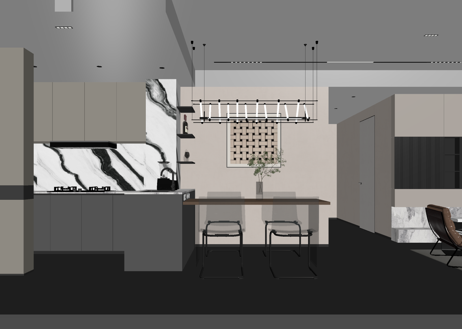 现代其他通用空间3D模型下载【ID:1214852135】
