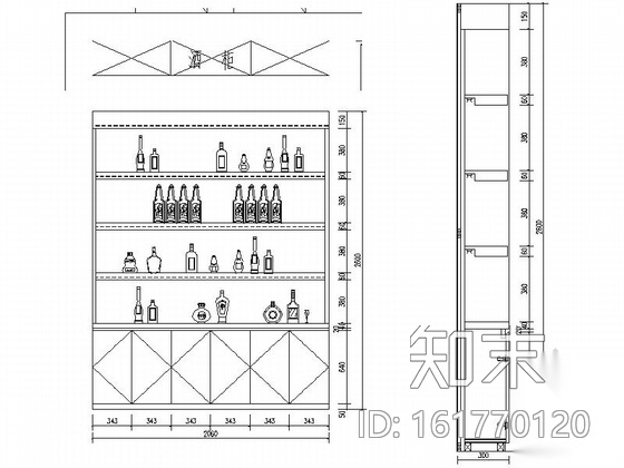 [北京]历史文化保护区新中式风格春饼店室内装修施工图cad施工图下载【ID:161770120】