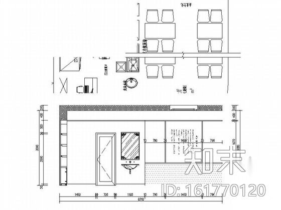 [北京]历史文化保护区新中式风格春饼店室内装修施工图cad施工图下载【ID:161770120】