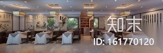 [北京]历史文化保护区新中式风格春饼店室内装修施工图cad施工图下载【ID:161770120】