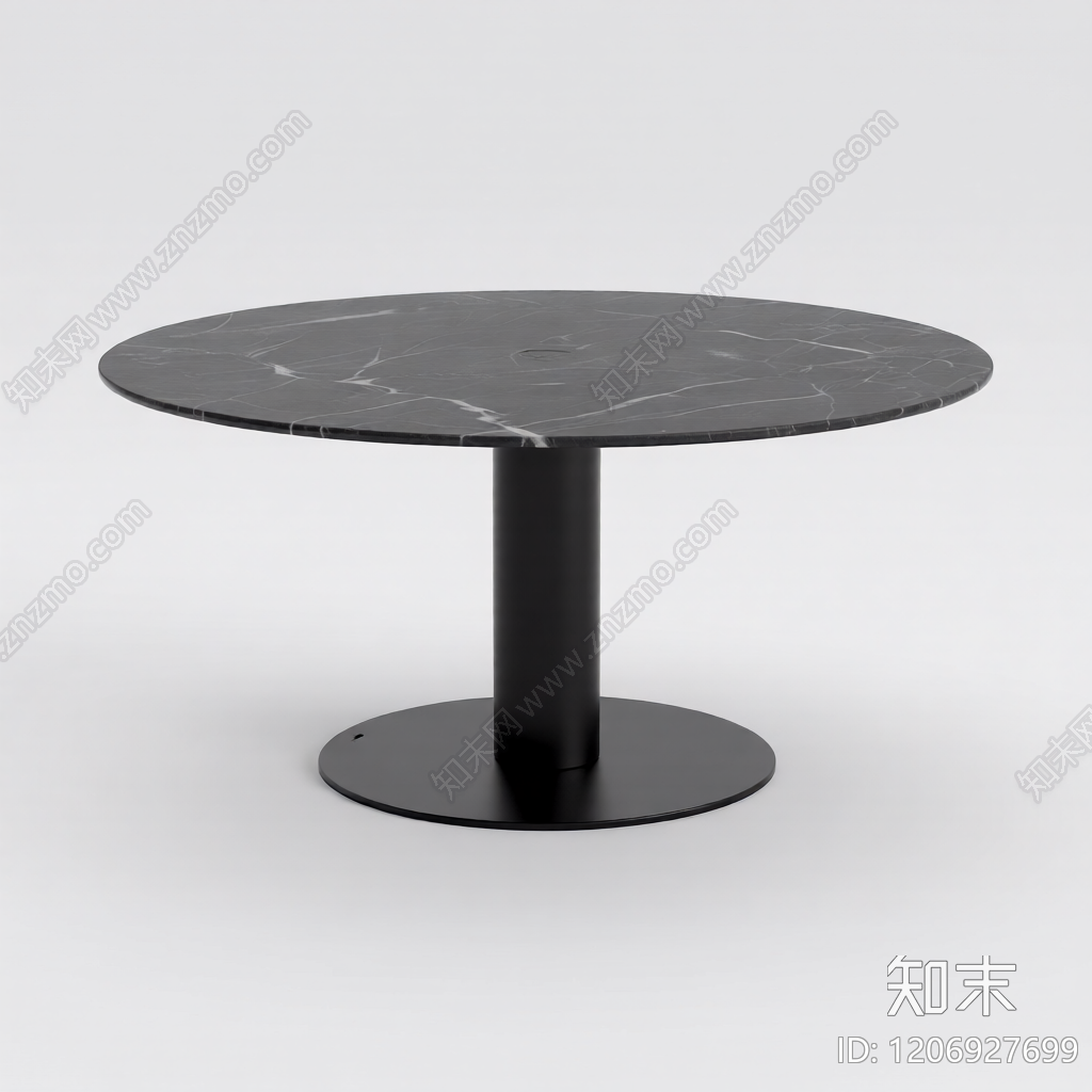 大理石圆桌3D模型下载【ID:1206927699】