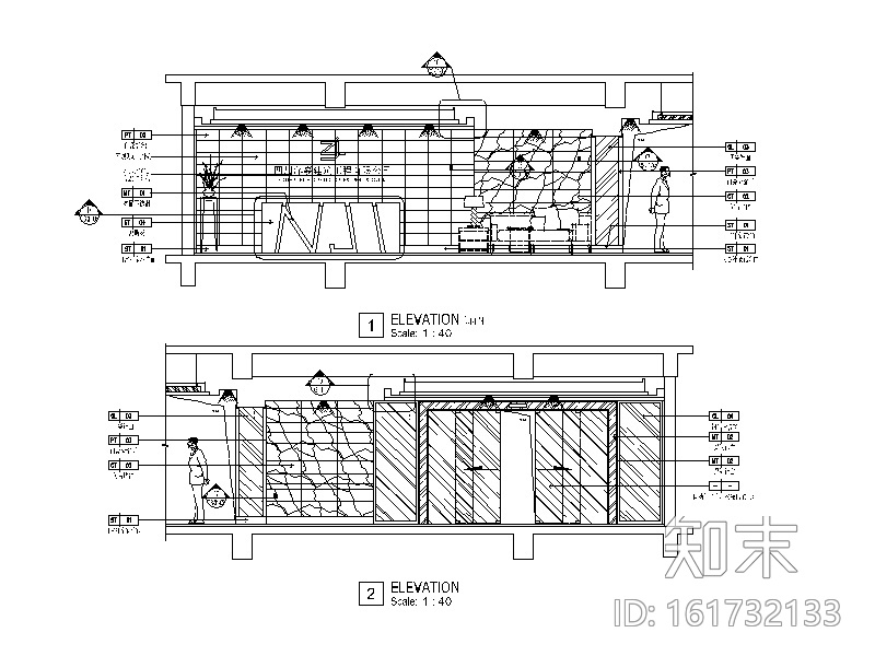 [四川]某建筑工程有限公司办公楼CAD施工图（含效果图...施工图下载【ID:161732133】