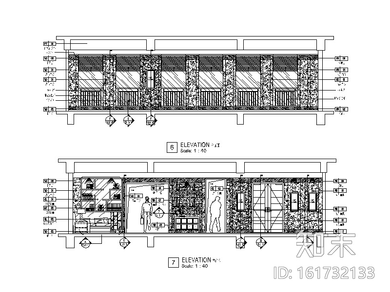 [四川]某建筑工程有限公司办公楼CAD施工图（含效果图...施工图下载【ID:161732133】