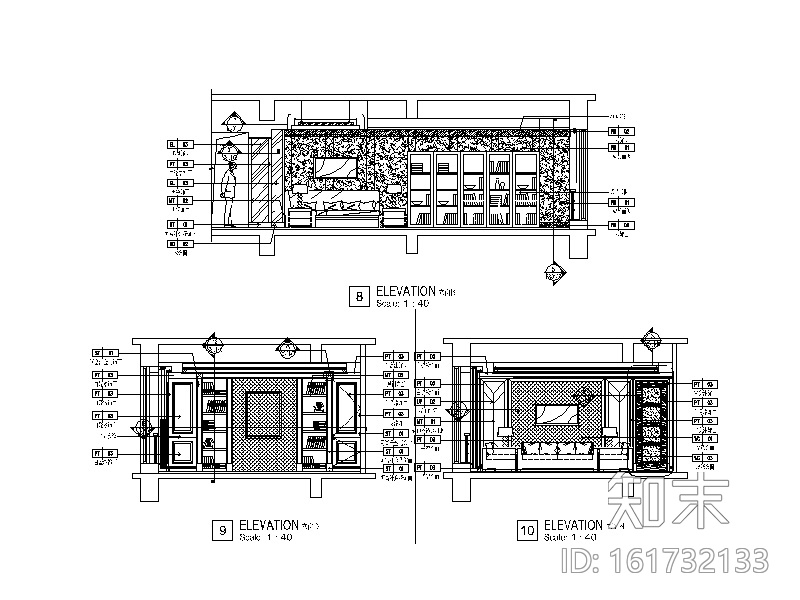 [四川]某建筑工程有限公司办公楼CAD施工图（含效果图...施工图下载【ID:161732133】