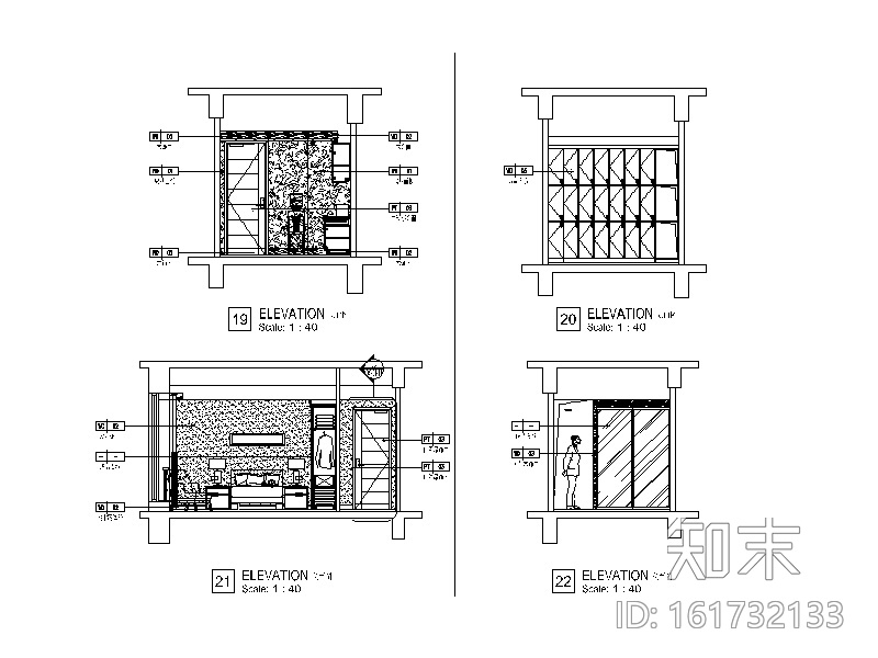 [四川]某建筑工程有限公司办公楼CAD施工图（含效果图...施工图下载【ID:161732133】