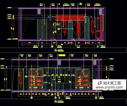 酒廊施工图cad施工图下载【ID:36893564】