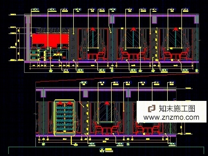 酒廊施工图cad施工图下载【ID:36893564】