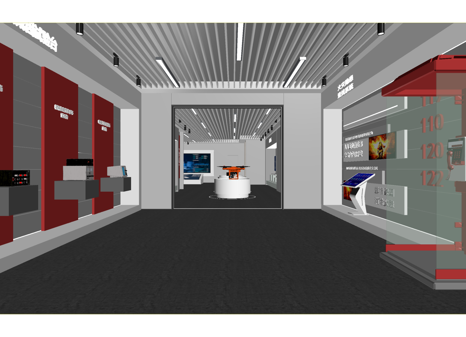 现代科技展厅3D模型下载【ID:1214776983】