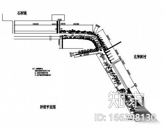 北京某道路绿化竣工图cad施工图下载【ID:166298130】