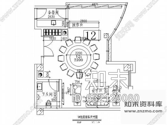 施工图时尚会所包间室内装修图⒈cad施工图下载【ID:632129080】