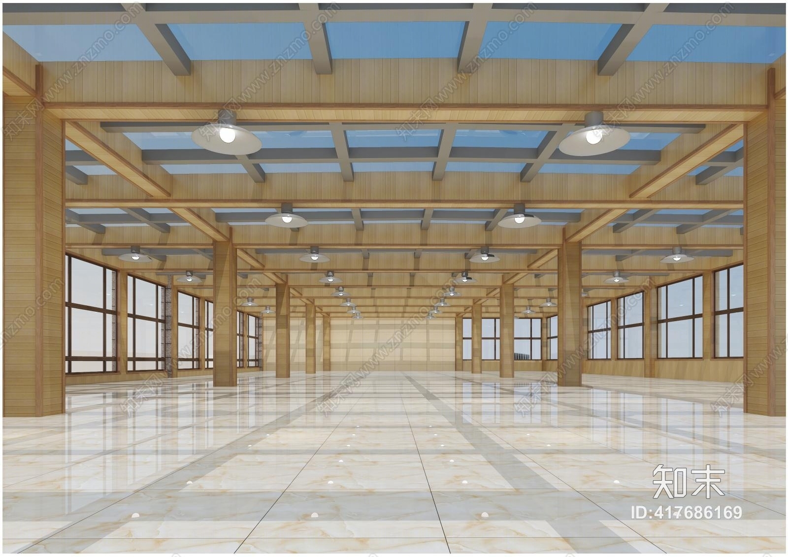 生态园门头3D模型下载【ID:417686169】