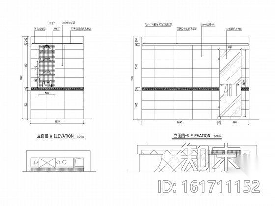 [新疆]精品简约欧式三居室装修CAD施工图（含效果图）cad施工图下载【ID:161711152】