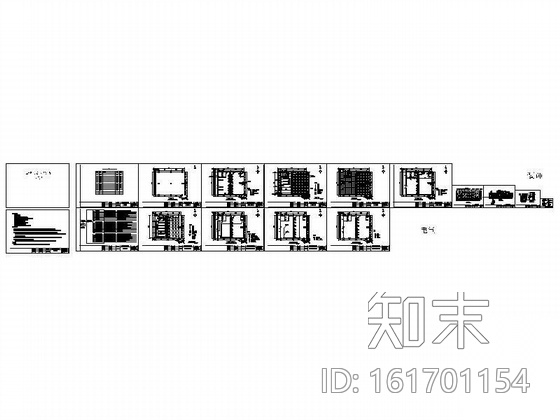 某信用社营业网点装修图cad施工图下载【ID:161701154】