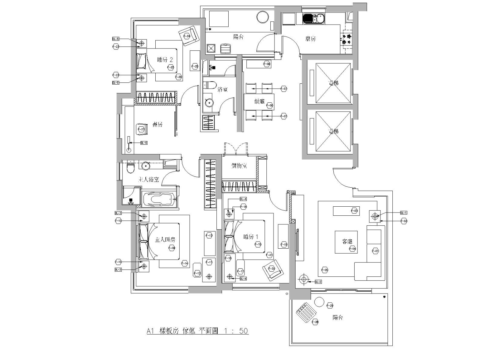[上海]梁志天-联洋河滨城酒店式公寓施工图施工图下载【ID:160100140】
