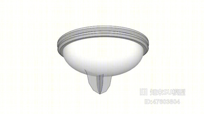 吸顶灯SU模型下载【ID:419312054】