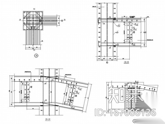 几种常见型钢混凝土梁柱节点图施工图下载【ID:167086136】
