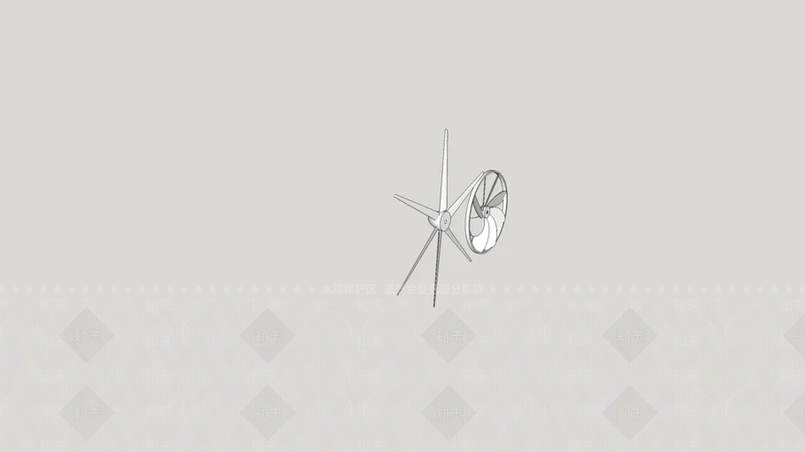 最新的风力涡轮机SU模型下载【ID:1162064260】