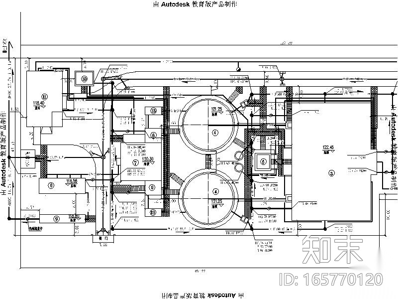 荥阳市广武镇污水处理工程全套图纸施工图下载【ID:165770120】