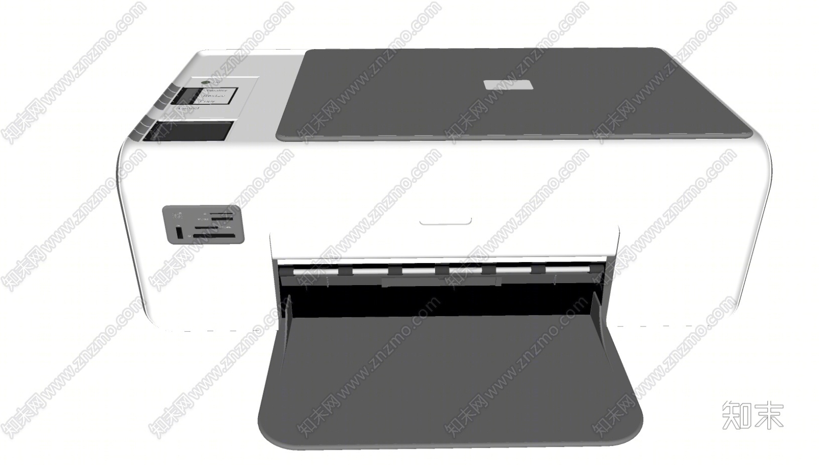 现代风格打印机SU模型下载【ID:188747190】