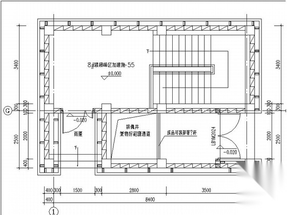 多层文化服务中心建筑设计施工图（含人防设计施工图下载【ID:165406107】