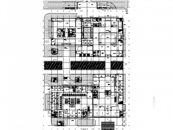 多层文化服务中心建筑设计施工图（含人防设计施工图下载【ID:165406107】