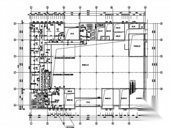 多层文化服务中心建筑设计施工图（含人防设计施工图下载【ID:165406107】