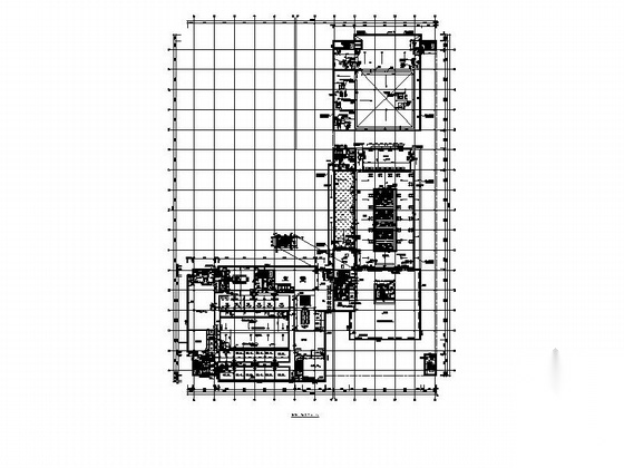 多层文化服务中心建筑设计施工图（含人防设计施工图下载【ID:165406107】