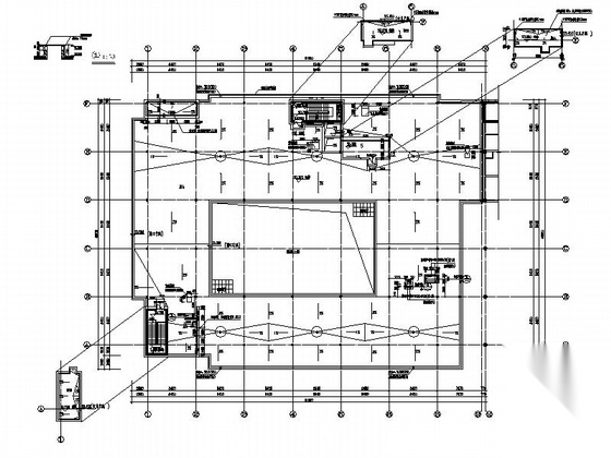 多层文化服务中心建筑设计施工图（含人防设计施工图下载【ID:165406107】