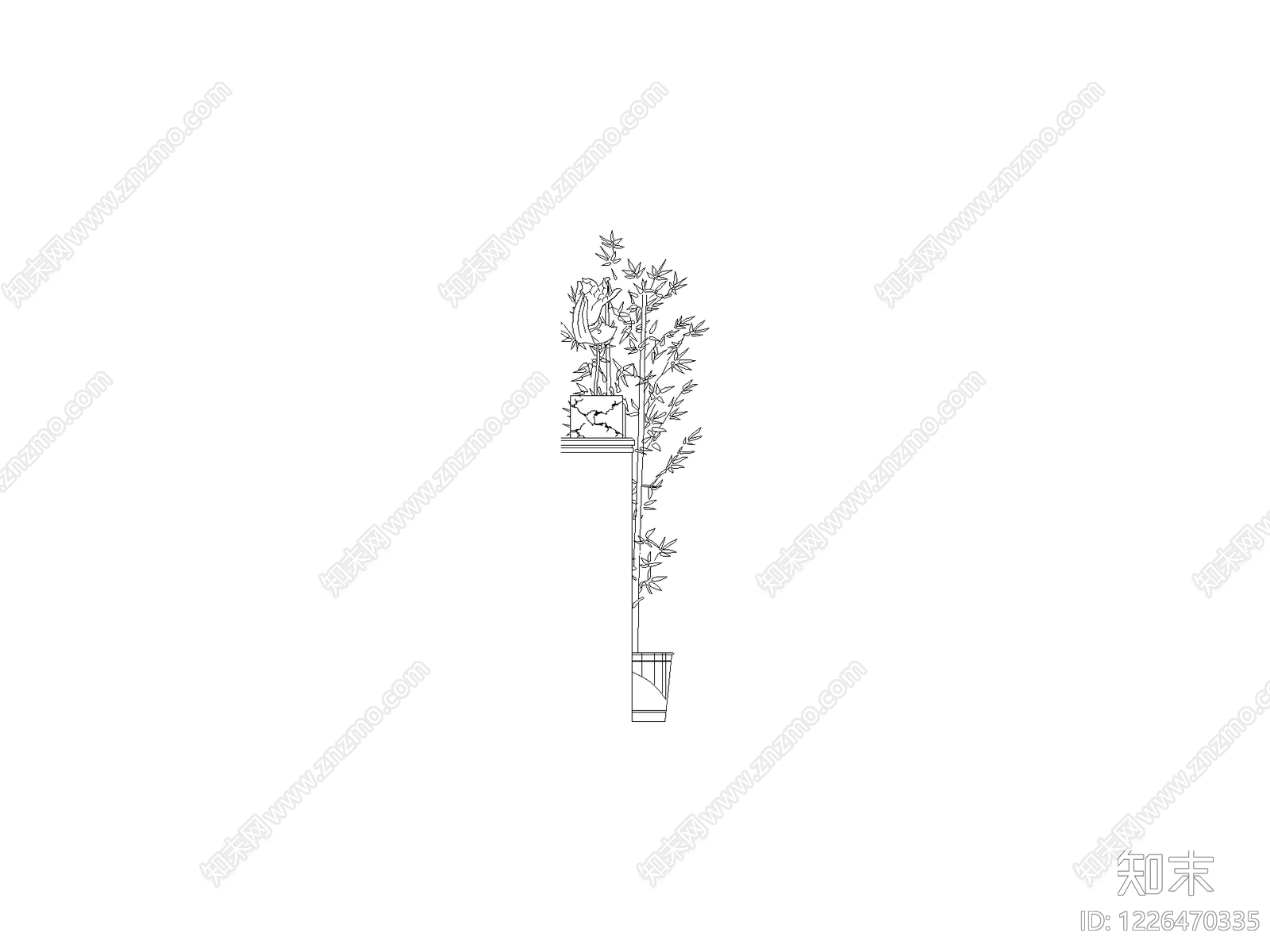雕塑装饰构件cad施工图下载【ID:1226470335】