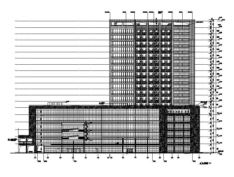 [江苏]高层市级框剪式外科综合性医疗建筑施工图（16年...cad施工图下载【ID:166209101】